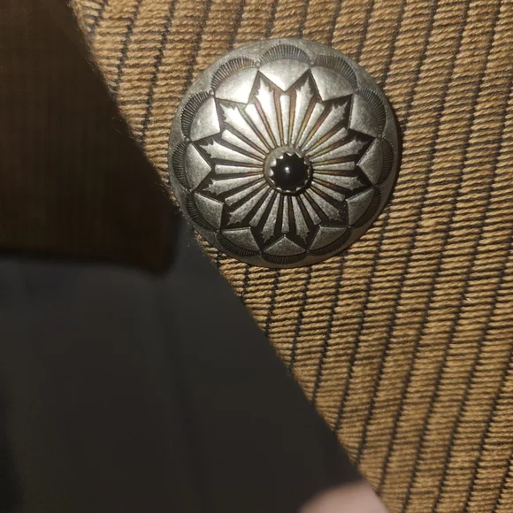 NWT Vitange WRAPS Indian embroidered jacket Large Native American Chief Western - Picture 3 of 8